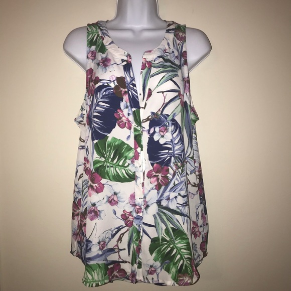 Sanctuary Tops - Sanctuary Sleeveless Floral Top